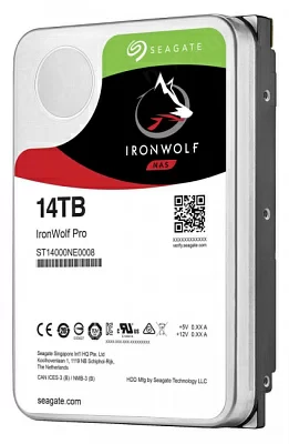 Жёсткий диск HDD 14 Tb SATA 6Gb/s Seagate IronWolf  Pro ST14000NE0008 3.5"