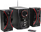 Колонка Ginzzu GM-407 (2x10W +Subwoofer 20W дерево Bluetooth  USB  SD FM  ПДУ)