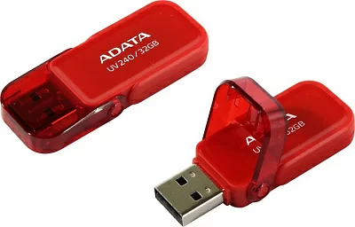 Накопитель ADATA UV240 <AUV240-32G-RRD>  USB2.0  Flash Drive 32Gb