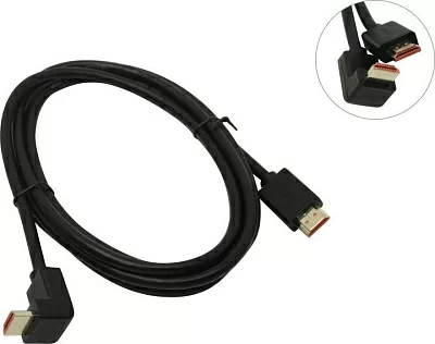 Telecom TCG225-2м Кабель HDMI to HDMI (19M -19M)  ver2.0  2м Г-образный  коннектор