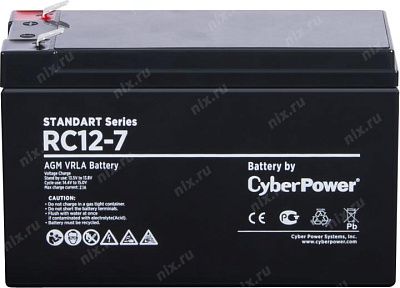 Аккумулятор CyberPower RC12-7 (12V  7Ah) для  UPS