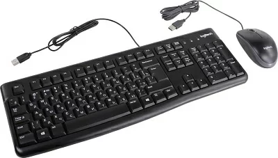 Комплект Logitech Desktop MK120  (Кл-раUSB+Мышь 3кнRollUSB)  <920-002561/-002552/-002543-002589>