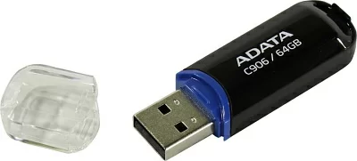 Накопитель ADATA Classic C906 <AC906-64G-RBK>  USB2.0  Flash Drive 64Gb