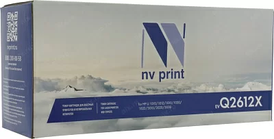 Картридж NV-Print аналог Q2612X Black для HP LJ  1005/1010/1012/1015/1020/1022/3015/3020