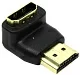 5bites HA1005 Переходник HDMI 19F -> HDMI 19M Г-образный