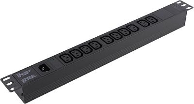 Exegate ServerPro PDU-19H002 Al-10C13-C14-fr EX280860RUS Блок силовых розеток 19" чёрный 1U 10xIEC-320-C13