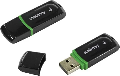 Накопитель SmartBuy Paean SB8GBPN-K USB2.0  Flash  Drive 8Gb  (RTL)