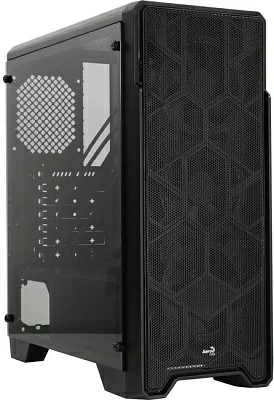 Корпус Miditower Aerocool Ore Saturn FRGB-G-BK-V1 ATX без БП