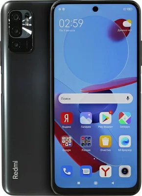 Смартфон Xiaomi Redmi Note 10T 4/128Gb Graphite Gray (2.2GHz 4Gb  6.5"2400x1080  4G+WiFi+BT 128Gb 48+2+2Mpx)