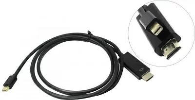 Exegate EX-CC-mDP-HDMI-1.8 Кабель-адаптер miniDP(M) -> HDMI(M) 1.8м EX284918RUS