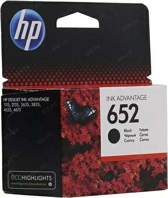 Картридж HP F6V25AE (BHK) (№652)  Black для HP Deskjet Ink Advantage  1115/2135/3635/3835/4535/4675