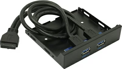 Espada EBrFr-2USB3  USB3.0 2-port Front Panel (крепление на  лицевую  панель корпуса  3.5")