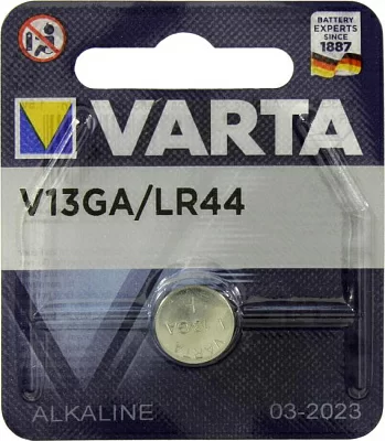 Элемент питания VARTA  LR44/V13GA 1.5V щелочной (alkaline)