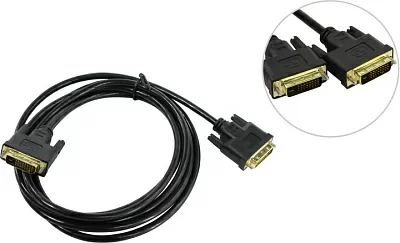 Exegate EX257295RUS Кабель DVI-D to DVI-D Dual  Link  (25M -25M)  3м