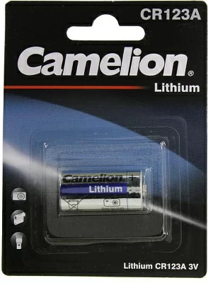 Батарея питания Camelion  CR123A-BP1 3V  Lithium