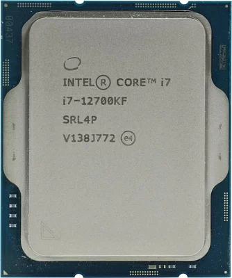 Процессор CPU Intel Core i7-12700KF  BOX (без кулера) 3.6  GHz/8PC+4EC/12+25Mb/190W/16 GT/s  LGA1700