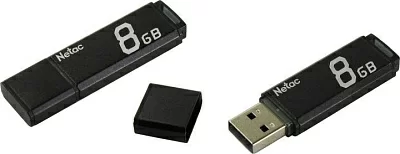 Накопитель Netac NT03U351N-008G-20BK USB2.0  Flash Drive 8Gb (RTL)