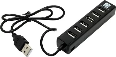 Разветвитель 5bites HB27-208BK 7-port USB2.0 Hub