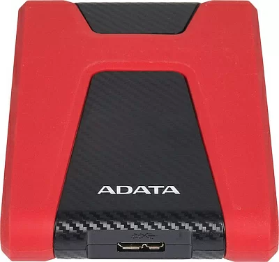 Накопитель ADATA AHD650-1TU31-CRD HD650 Red USB3.1 Portable 2.5"  HDD  1Tb EXT  (RTL)