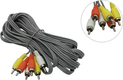 Smartbuy KA235 Кабель 3RCA-M -->  3RCA-M 5м