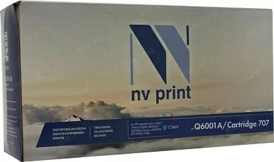 Картридж NV-Print аналог Q6001A/Cartridge 707 Cyan для HP  CM1015MFP/1017MFP/1600/2600N