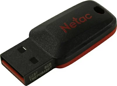 Накопитель Netac NT03U197N-008G-20BK USB2.0 Flash Drive 8Gb (RTL)