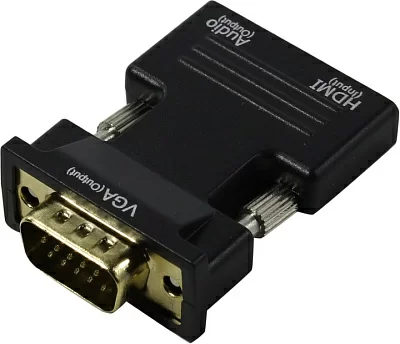 Конвертер Converter HDMI (F) -->  VGA  (15M) +  audio