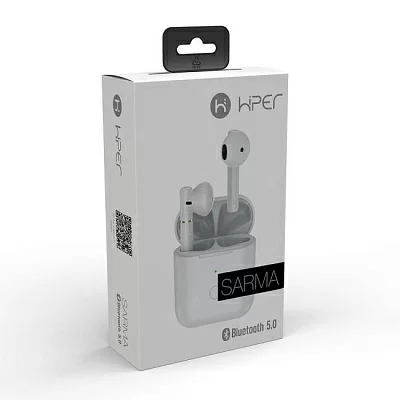 Наушники с микрофоном HIPER TWS SARMA White HTW-MX5 (Bluetooth  5.1)