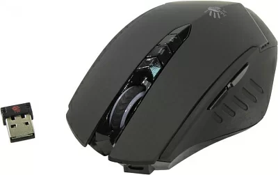 Манипулятор Bloody Wireless Gaming Mouse R80 Black (RTL) USB 8btn+Roll