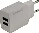 JETACCESS UC-Z25 White Зарядное устройство USB (Вх. AC100-240V  Вых. DC5V10W 2xUSB)