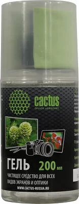 Cactus CS-S3004 Набор для чистки экранов и  оптики (200мл + салфетка)