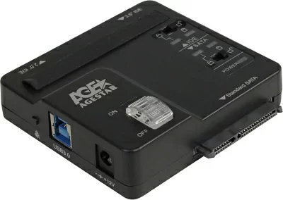 AgeStar 3FBCP IDE/SATA-->USB3.0 Adapter(адаптер для подкл-я  IDE/SATA 2.5"/3.5"устройств к USB3.0)+Б.П.