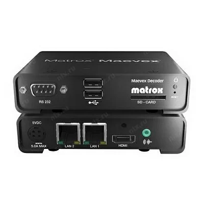 Matrox MVX-D5150F Maevex 5150 DECODER Full HD Quality over a  Standard IP  Network