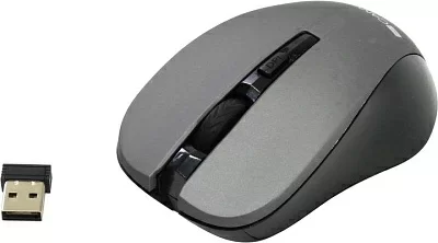 Манипулятор CANYON Wireless Optical Mouse CNE-CMSW1G Gray (RTL) USB 4btn+Roll