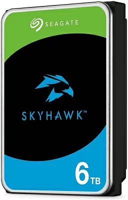 Жёсткий диск HDD 6 Tb SATA 6Gb/s Seagate SkyHawk  Surveillance <ST6000VX009> 3.5" 256Mb