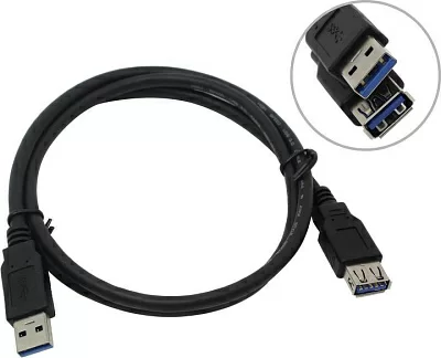 Exegate EX-CC-USB3-AMAF-1.0 Кабель удлинительный USB 3.0 A-- A 1м EX284931RUS