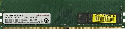 Модуль памяти Transcend JM2666HLE-16G DDR4 DIMM 16Gb PC4-21300