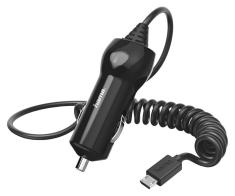 Hama <183248> Автомобильное зарядное уст-во microUSB (Вх. DC12-24V Вых. DC5V 12W microUSB)