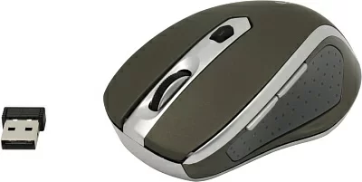 Манипулятор Defender Wireless Optical  Mouse Safari MM-675 Nano Stone (RTL)  USB 6btn+Roll беспр. 52678