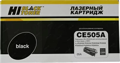 Картридж Hi-Black HB-CE505A  для  HP LJ P2030/P2035/P2055