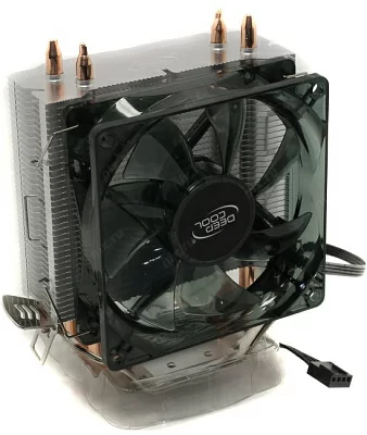 Охладитель Deepcool DP-MCH2-GMX200-V2 GAMMAXX 200 V2 (4пин 1155/AM2-FM2 23.9дБ 500-2000об/мин Al+тепл.трубки)