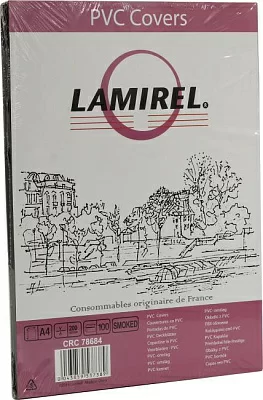 Lamirel CRC78684 Обложки для переплёта (дымчатые A4 200мкм уп.100шт)