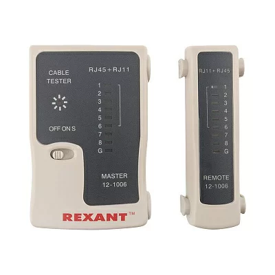 Rexant <12-1006>  LAN  тестер для RJ-45/11