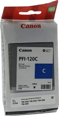 Чернильница Canon  PFI-120C  Cyan для TM-200/205/300/305