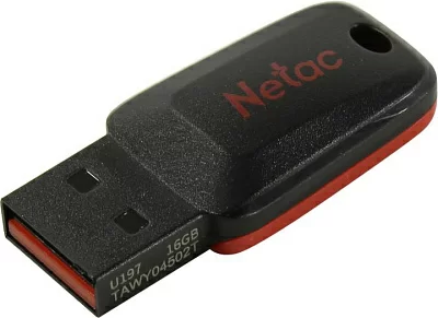 Накопитель Netac NT03U197N-016G-20BK USB2.0 Flash Drive 16Gb (RTL)