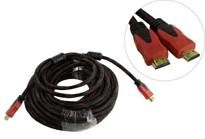 KS-is KS-192-20 Кабель HDMI to HDMI (19M -19M) 20м  2 фильтра  ver1.4