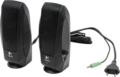 Колонки Logitech S120 Black (OEM) 980-000010 (2x1.15W)