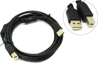 5bites UC5010-030A Кабель USB 2.0 A-->B 3м  2 фильтра