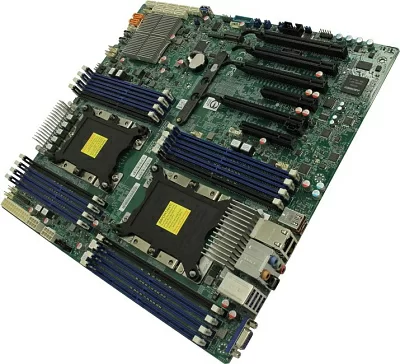 Мат. плата SuperMicro X11DAI-N (RTL) Dual LGA3647 C621 4xPCI-E DSub 2xGbLAN  SATA  RAID ATX 16DDR4