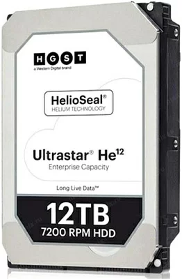 Жёсткий диск HDD 12 Tb SAS 12Gb/s Western Digital DC HC520  <HUH721212AL5204> 3.5" 7200rpm 256Mb